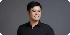 Portrait of a man in a red shirt