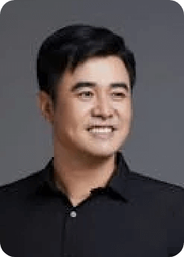 Portrait of a man in a red shirt
